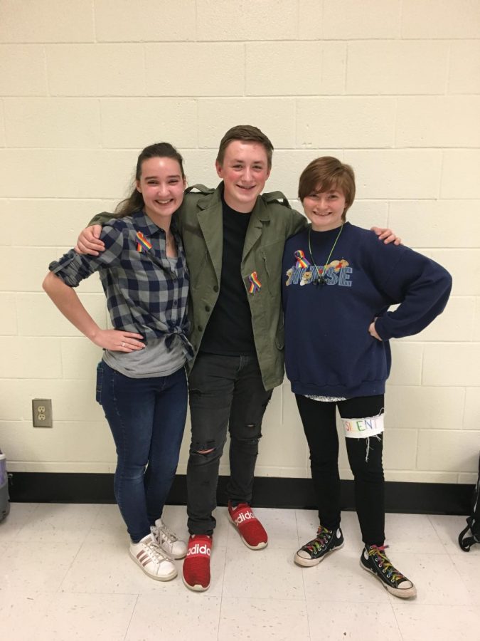  left to right; Maggie Smith, Lathan Rubant, and Cole.| Credit: Leah ODonohue