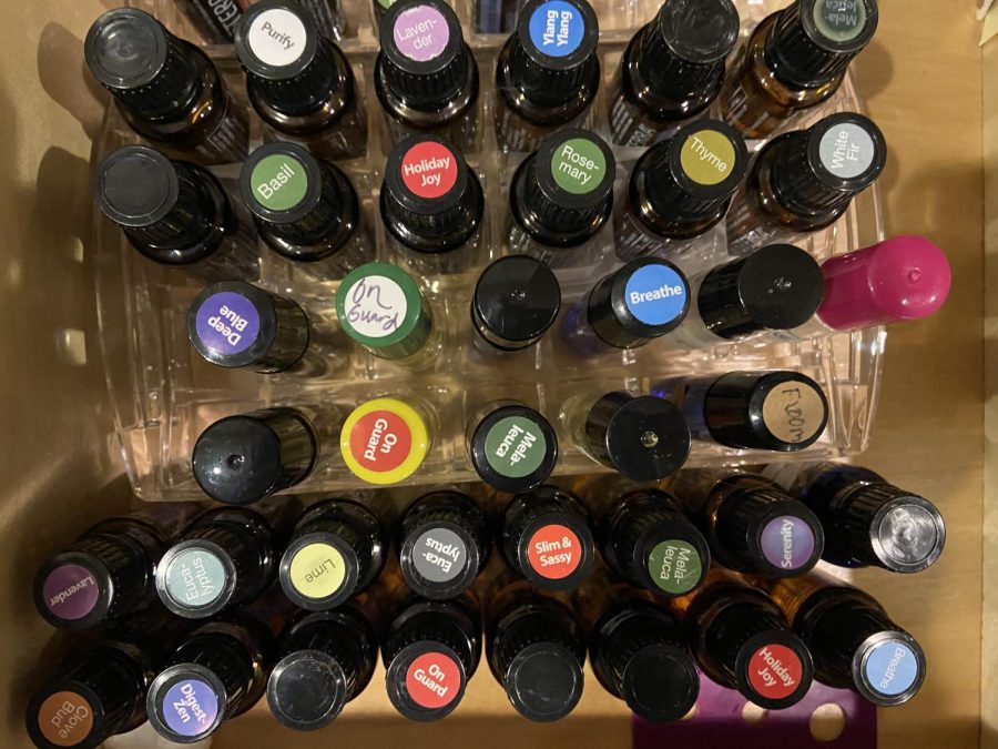 There are more blends of essential oils than anyone could use in a week! They all have their special purposes and uses. One of their most significant healing powers may just be the ability to feel as if they are helping, to soothe the mind’s worries. (Credit: Claire Mulkey)