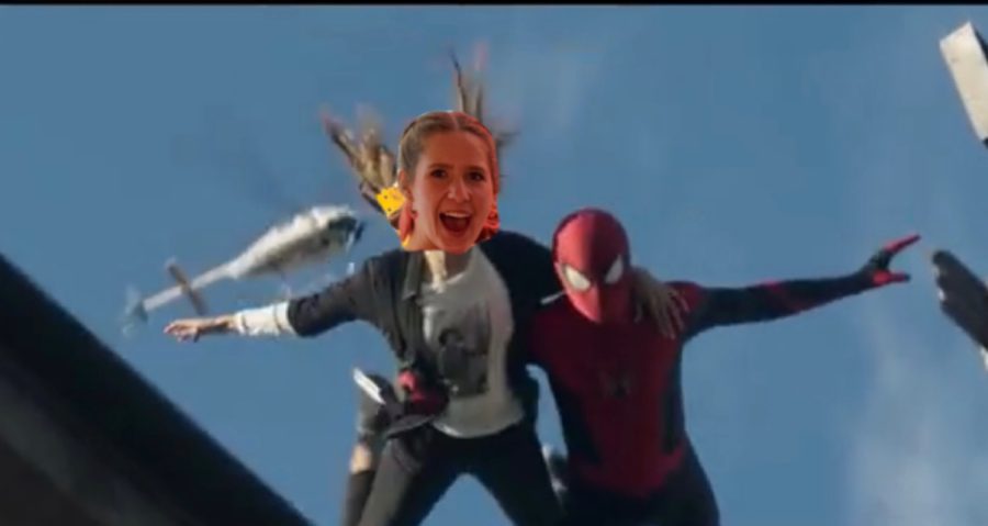 Senior Veronica Soroka saw her life flash before her eyes as Dr. Conners (The Lizard) flung her off of the water tower. She will be forever grateful for Spiderman's quick thinking and agility that saved her life.
Photo Credit: Sony Pictures