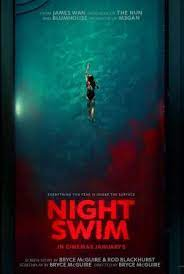 The Night Swim movie cover displayed in theaters everywhere. It shows a great description of the deadly looking pool. (Credit: Reddit)